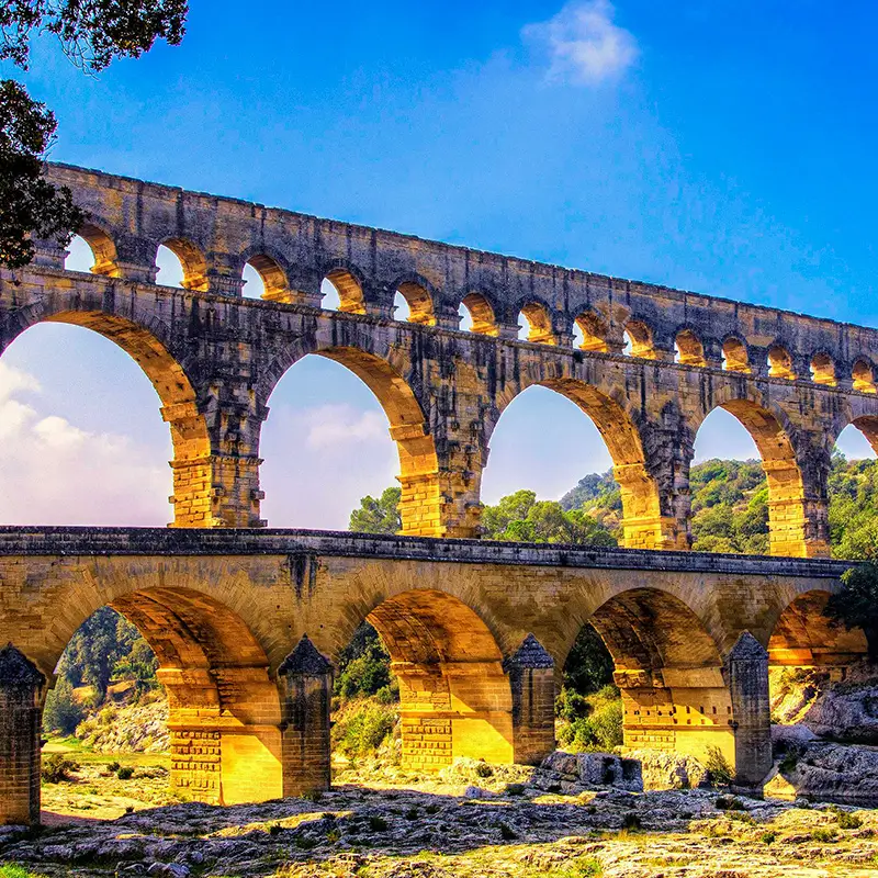 pont du gard by day a popular private tour destination with gordana